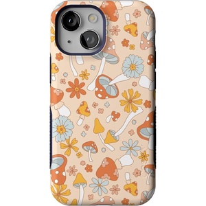 image:imageCasely iPhone 13 Mini Case  Clear Skies  Clear Shimmer  Compatible with MagSafe  Classic Ultra Slim DesignMushroom Magic  Retro Floral