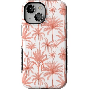 image:imageCasely iPhone 13 Mini Case  Clear Skies  Clear Shimmer  Compatible with MagSafe  Classic Ultra Slim DesignPerfect Paradise  Tropical Palm Tree Floral