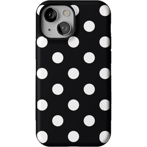 image:imageCasely iPhone 13 Mini Case  Clear Skies  Clear Shimmer  Compatible with MagSafe  Classic Ultra Slim DesignPolka Dots  High Contrast Design