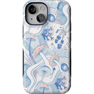 image:imageCasely iPhone 13 Mini Case  Clear Skies  Clear Shimmer  Compatible with MagSafe  Classic Ultra Slim DesignThe Fun Guy  Enchanted Forest Mushroom Floral