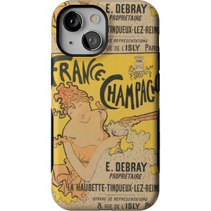 image:imageCasely iPhone 13 Mini Case  Clear Skies  Clear Shimmer  Compatible with MagSafe  Classic Ultra Slim DesignVan Gogh  French Bubbly