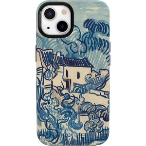 image:imageCasely iPhone 13 Mini Case  Clear Skies  Clear Shimmer  Compatible with MagSafe  Classic Ultra Slim DesignVan Gogh  Landscape With Houses