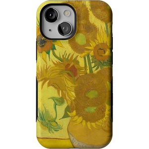 image:imageCasely iPhone 13 Mini Case  Clear Skies  Clear Shimmer  Compatible with MagSafe  Classic Ultra Slim DesignVan Gogh  Sunflowers Floral