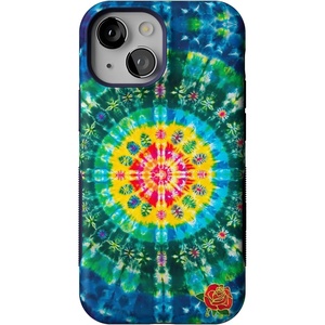 image:imageCasely iPhone 13 Mini Case  Clear Skies  Clear Shimmer  Compatible with MagSafe  Classic Ultra Slim DesignVeneta Tapestry  Grateful Dead Tie Dye