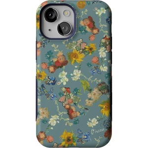 image:imageCasely iPhone 13 Mini Case  Clear Skies  Clear Shimmer  Compatible with MagSafe  Classic Ultra Slim DesignVincents Flowers  Van Gogh Museum
