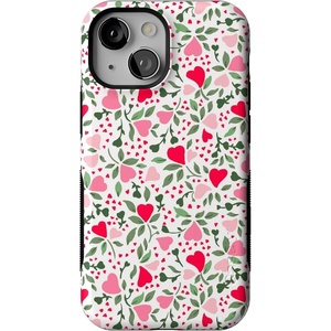 image:imageCasely iPhone 13 Mini Case  Clear Skies  Clear Shimmer  Compatible with MagSafe  Classic Ultra Slim DesignVines of Love  Floral Heart