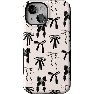 image:imageCasely iPhone 13 Mini Case  Goth Girlie  Black Bows  Bold Protective Design  Compatible with MagSafe