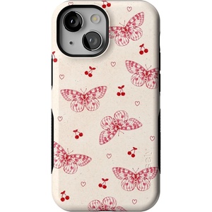 image:imageCasely iPhone 13 Mini Case  Heart Flutters  Butterfly  Bold Protective Design  Compatible with MagSafe