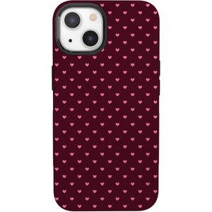 image:imageCasely iPhone 13 Mini Case  Heart Noir  Tiny Hearts  Bold Protective Design  MagSafe Compatible Design