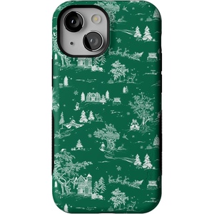 image:imageCasely iPhone 13 Mini Case  Home for The Holidays  Mountain Town  Bold Protective Design  MagSafe Compatible Design