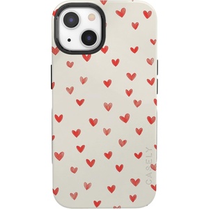 image:imageCasely iPhone 13 Mini Case  Love Letters  Doodle Hearts  Bold Protective Design  MagSafe Compatible Design