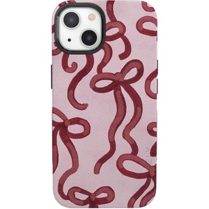 image:imageCasely iPhone 13 Mini Case  Love Me Knot  Mauve Bow  Bold Protective Design  MagSafe Compatible Design