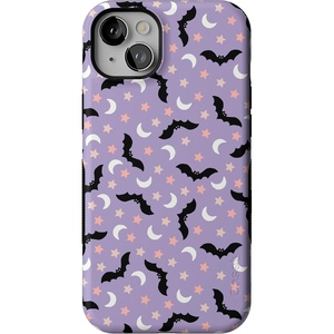 image:imageCasely iPhone 13 Mini Case  Midnight Flight  Celestial Bats  Bold Protective Design  MagSafe Compatible Design