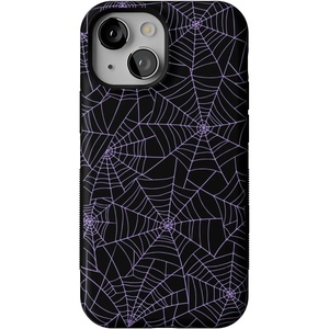 image:imageCasely iPhone 13 Mini Case  Midnight Web  Spider Web  Bold Protective Design  Compatible with MagSafe