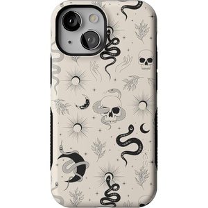 image:imageCasely iPhone 13 Mini Case  No Further Explanation  Snakes amp Skulls  Bold Protective Design  Compatible with MagSafe