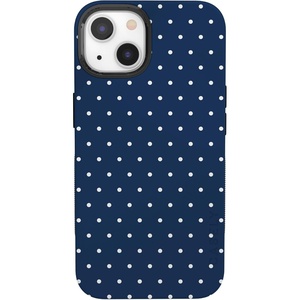 image:imageCasely iPhone 13 Mini Case  On the Dot  Navy Polka Dot  Bold Protective Design  Compatible with MagSafe