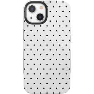 image:imageCasely iPhone 13 Mini Case  On the Dot  White Polka Dot  Bold Protective Design  Compatible with MagSafe