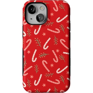 image:imageCasely iPhone 13 Mini Case  Peppermint Kiss  Candy Cane  Bold Protective Design  MagSafe Compatible Design