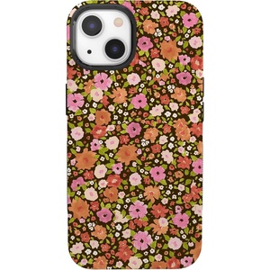 image:imageCasely iPhone 13 Mini Case  Rustic Roses  Boho Bouquet  Bold Protective Design  Compatible with MagSafe