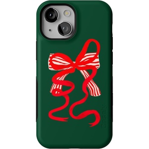 image:imageCasely iPhone 13 Mini Case  Santas Favorite  Holiday Bow  Bold Protective Design  MagSafe Compatible Design