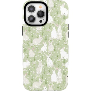 image:imageCasely iPhone 13 Pro Case  Hop to it  Green Bunny  Bold Protective Design  Compatible with MagSafe