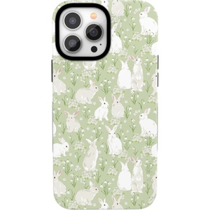 image:imageCasely iPhone 13 Pro Max Case  Hop to it  Green Bunny  Bold Protective Design  Compatible with MagSafe