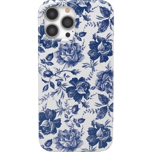 image:imageCasely iPhone 13 Pro Max Case  Lonely Hearts Club  The Beatles SGT Peppers  Compatible with MagSafe  Classic Ultra Slim DesignRose to Fame  Blue  White Rose Floral