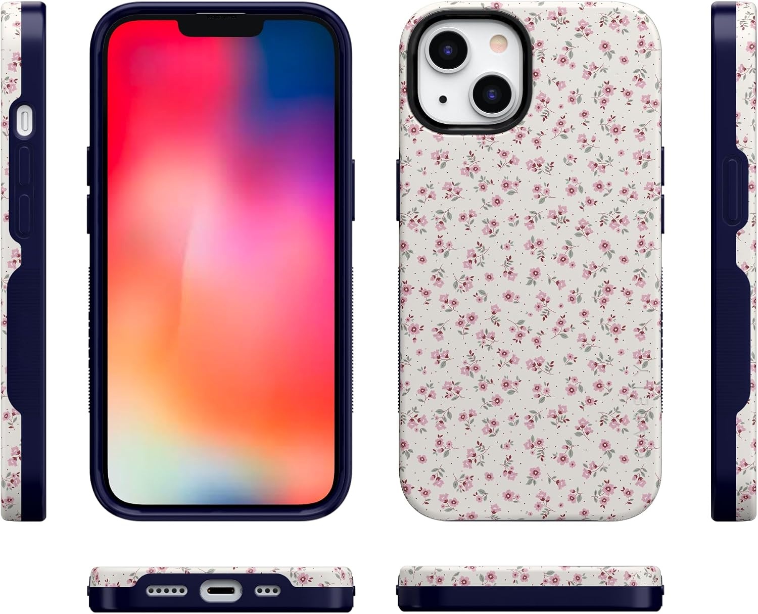 image:imageCasely iPhone 14 Case  Cottage Charm  Cottagecore  Bold Protective Design  Compatible with MagSafe