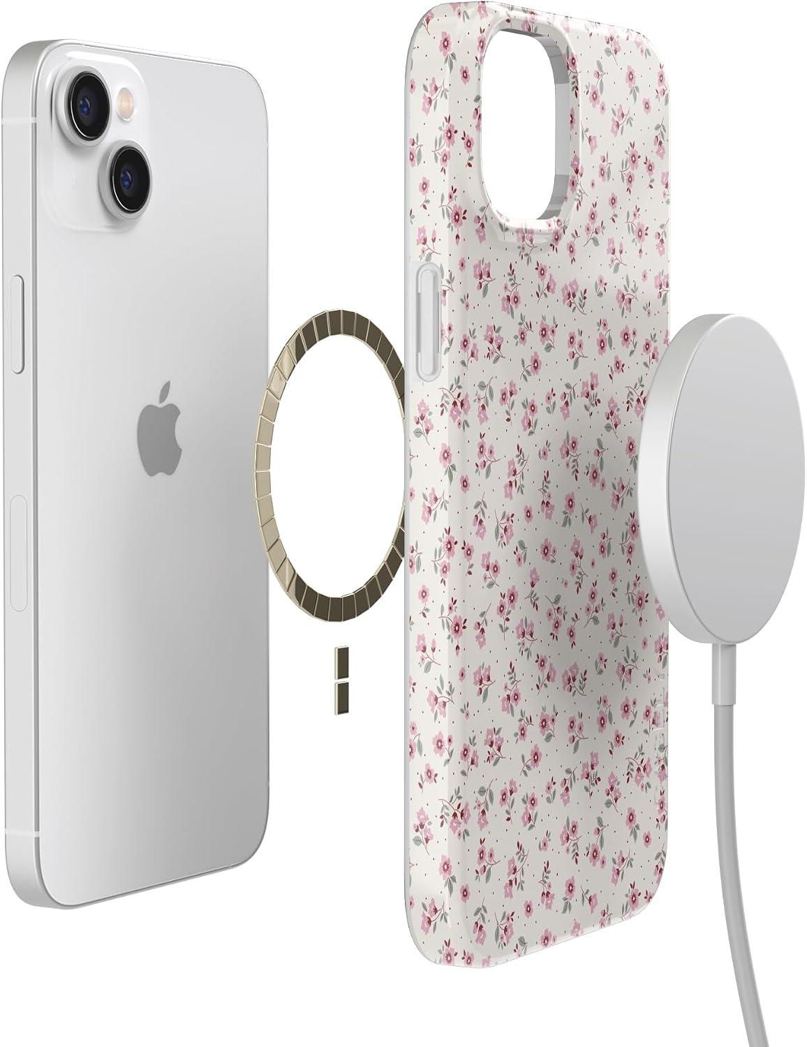 image:imageCasely iPhone 14 Plus Case  Cottage Charm  Cottagecore  Compatible with MagSafe  Classic Ultra Slim Design