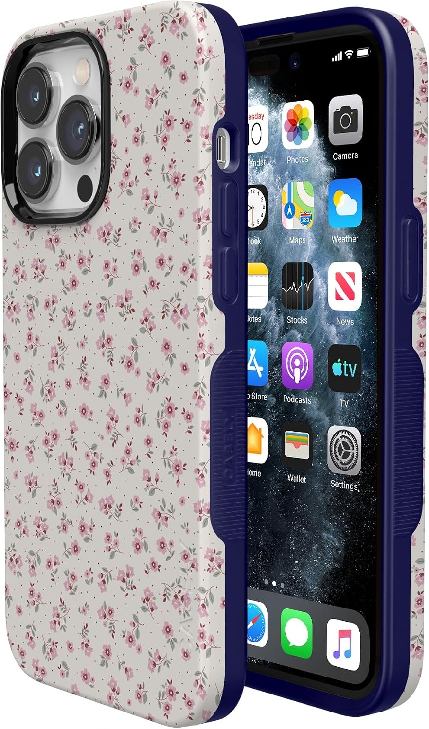 image:imageCasely iPhone 14 Pro Max Case  Cottage Charm  Cottagecore  Bold Protective Design  Compatible with MagSafe