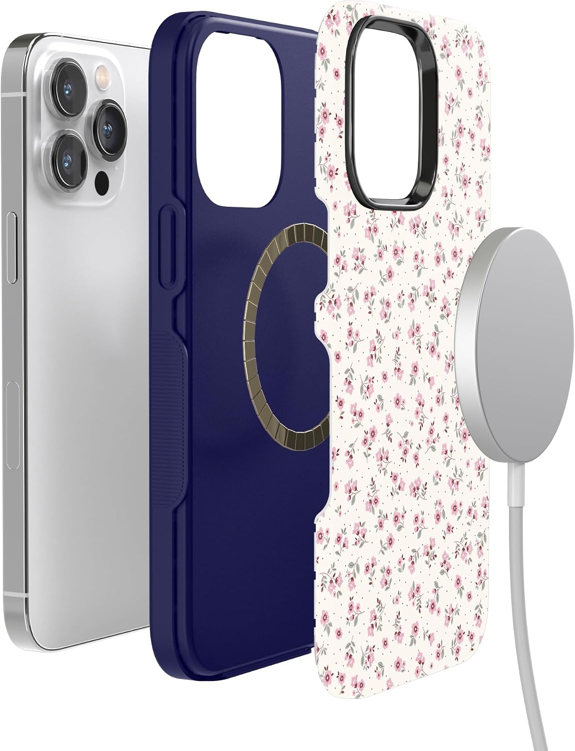 image:imageCasely iPhone 14 Pro Max Case  Cottage Charm  Cottagecore  Bold Protective Design  Compatible with MagSafe