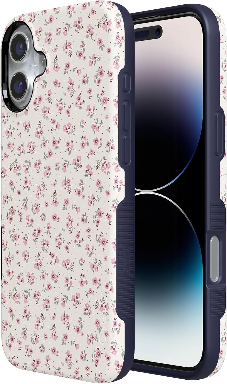 image:imageCasely iPhone 16 Plus Case  Cottage Charm  Cottagecore  Bold Protective Design  Compatible with MagSafe