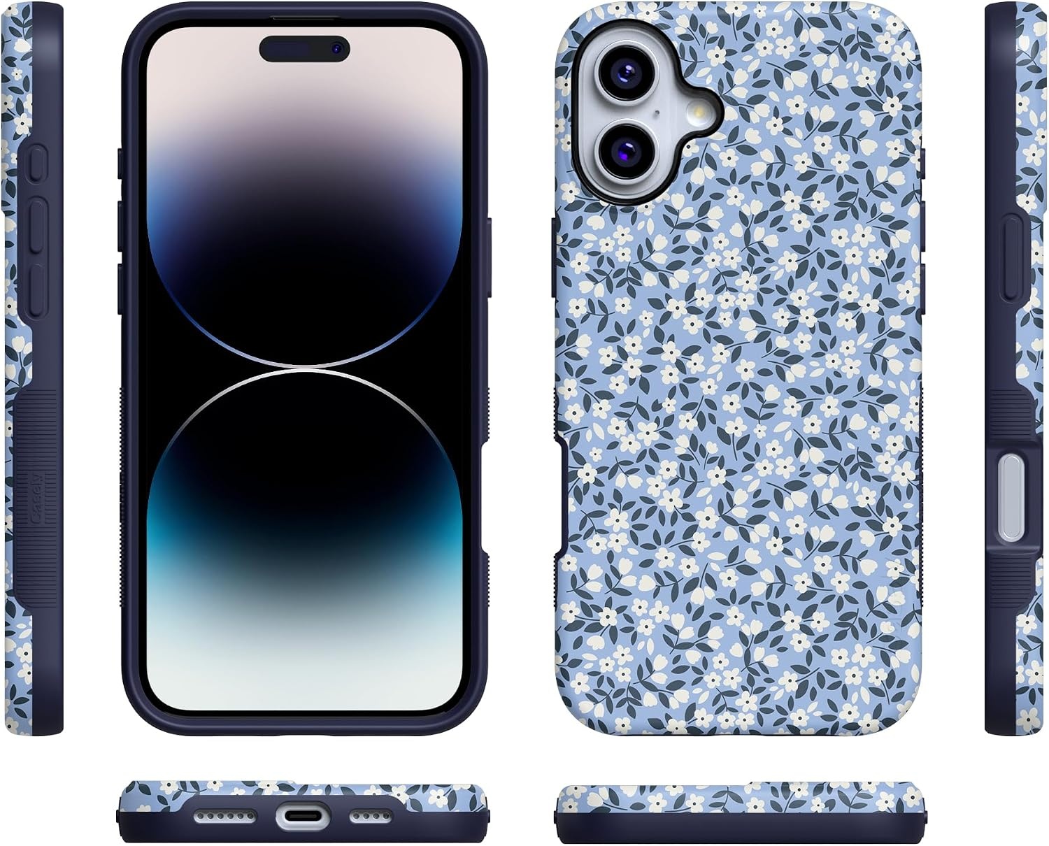 image:imageCasely iPhone 16 Plus Case  Picking Daisies  Cottagecore  Bold Protective Design  Compatible with MagSafe