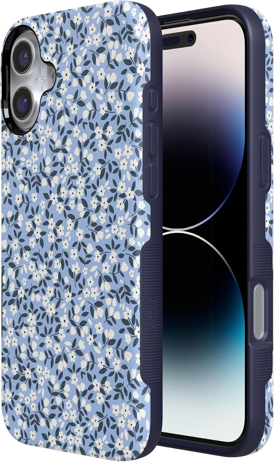 image:imageCasely iPhone 16 Plus Case  Picking Daisies  Cottagecore  Bold Protective Design  Compatible with MagSafe