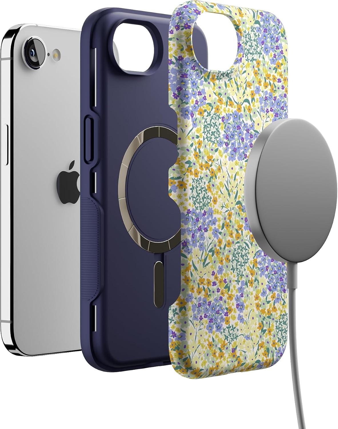 image:imageCasely iPhone 16e Case  All The Fun Things  Fun on Weekdays  Bold Protective Design  Compatible with MagSafeDream Garden  Cottagecore