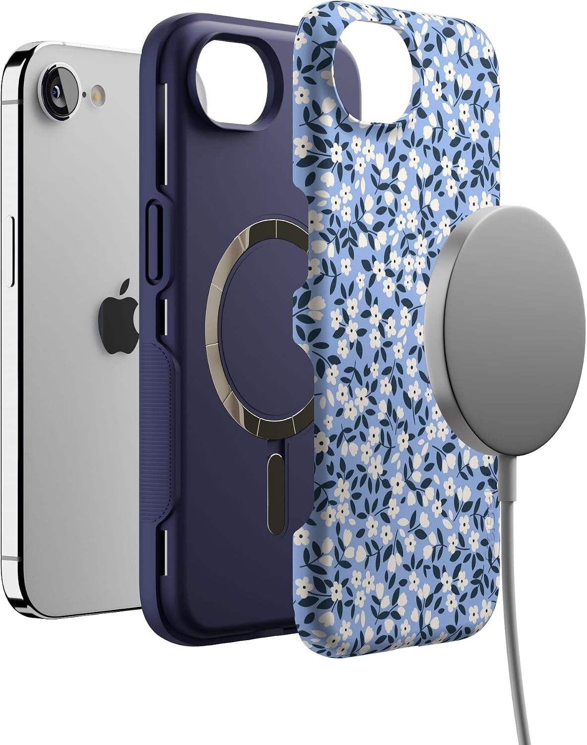 image:imageCasely iPhone 16e Case  Picking Daisies  Cottagecore  Bold Protective Design  Compatible with MagSafe