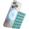 image:imageCasely Grippy  Blue Silicone Suction Phone Mount Compatible with MagSafe  PeriwinkleAquamarine  Ocean Blue Shimmer Glitter