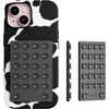 image:imageCasely Grippy  Blue Silicone Suction Phone Mount Compatible with MagSafe  PeriwinkleBlack