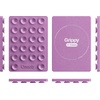 image:imageCasely Grippy  Blue Silicone Suction Phone Mount Compatible with MagSafe  PeriwinklePurple Shimmer  Lavender Waves