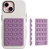 image:imageCasely Grippy  Blue Silicone Suction Phone Mount Compatible with MagSafe  PeriwinklePurple Shimmer  Lavender Waves