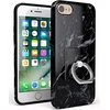 image:imageCasely Phone Ring  Rose to Fame  Blue amp White Rose Phone Ring  360 Degree Complete Swivel Strong Adhesive Remove and Reuse Works on Any Phone02 Black Marble