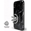 image:imageCasely Phone Ring  Rose to Fame  Blue amp White Rose Phone Ring  360 Degree Complete Swivel Strong Adhesive Remove and Reuse Works on Any Phone02 Black Marble