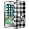 image:imageCasely Phone Ring  Rose to Fame  Blue amp White Rose Phone Ring  360 Degree Complete Swivel Strong Adhesive Remove and Reuse Works on Any PhoneCheck Me Out  Checkerboard