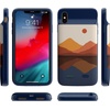 image:imageCasely Power 20 Compatible with iPhone XXS  Opposites Attract  Day amp Night Colorblock Mountain Case