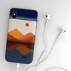 image:imageCasely Power 20 Compatible with iPhone XXS  Opposites Attract  Day amp Night Colorblock Mountain Case
