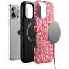 image:imageCasely iPhone 13 Pro Max Case  Blush Garden  Floral Doodle  Bold Protective Design  Compatible with MagSafe