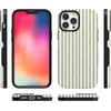 image:imageCasely iPhone 13 Pro Max Case  Linen Stripe  The Boyfriend Collection  Bold Protective Design  Compatible with MagSafe