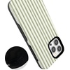 image:imageCasely iPhone 13 Pro Max Case  Linen Stripe  The Boyfriend Collection  Bold Protective Design  Compatible with MagSafe