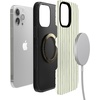 image:imageCasely iPhone 13 Pro Max Case  Linen Stripe  The Boyfriend Collection  Bold Protective Design  Compatible with MagSafe