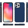 image:imageCasely iPhone 13 Pro Max Case  On the Dot  Navy Polka Dot  Bold Protective Design  Compatible with MagSafe